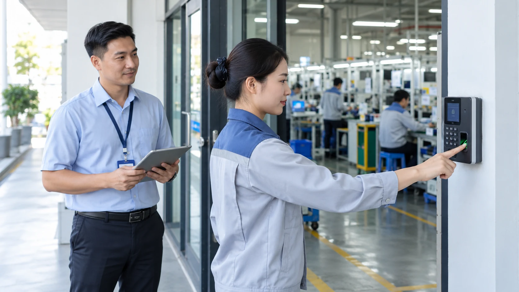 Hình minh họa Chấm công, ca làm & bảng công