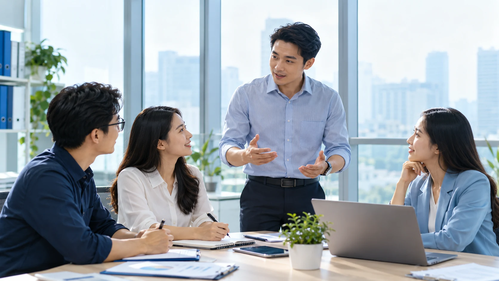 Hình minh họa Thông báo & trao đổi nội bộ