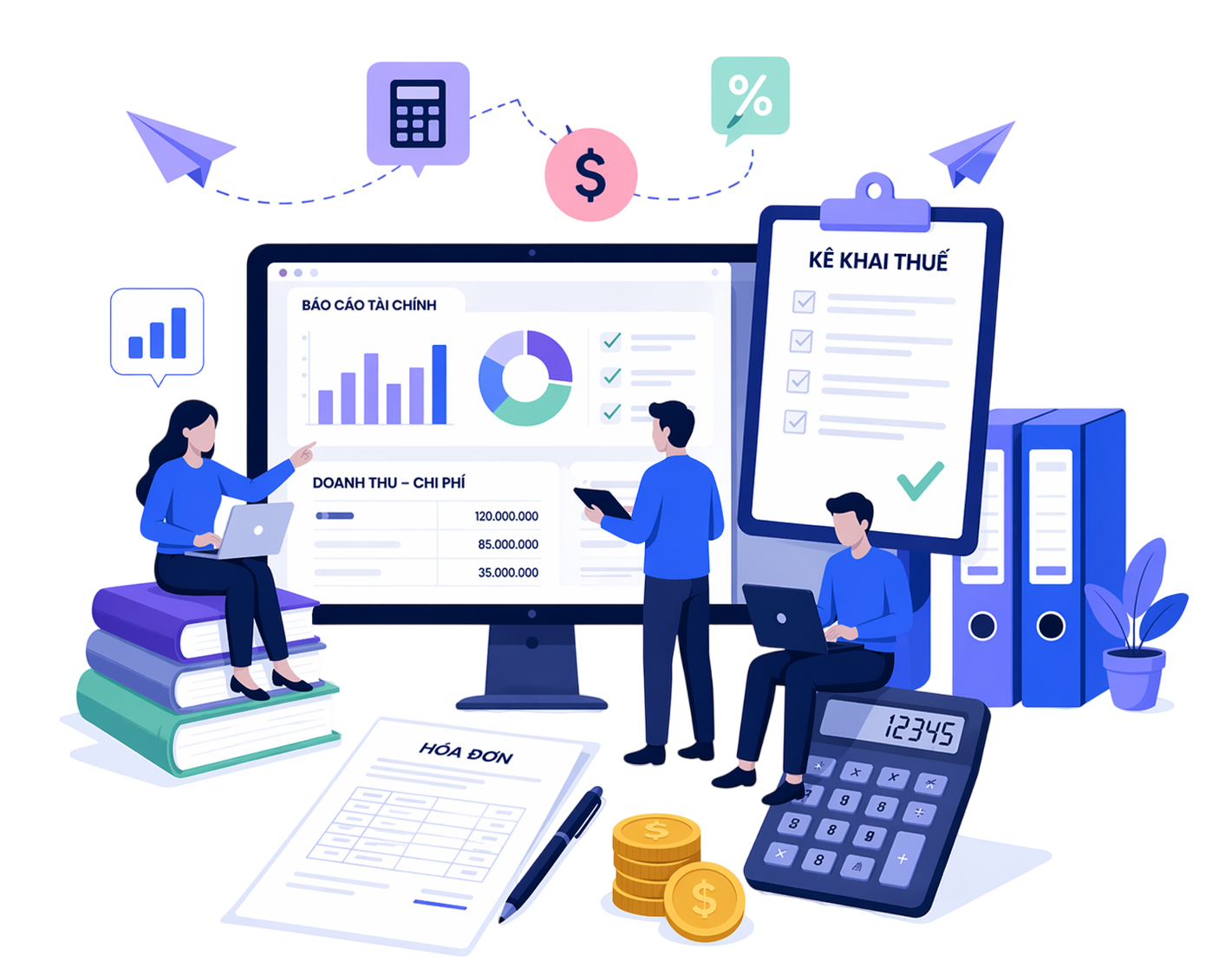 Giải pháp kế toán và tài chính ERP Goclick